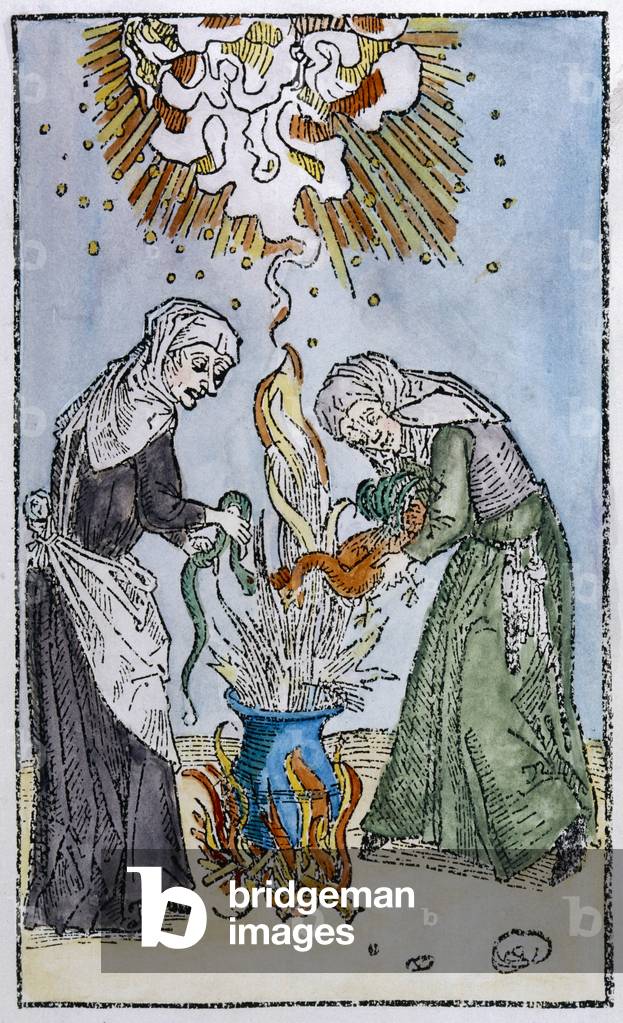 Image de Gravure représentant SORCIÈRES BRASSANT 1508