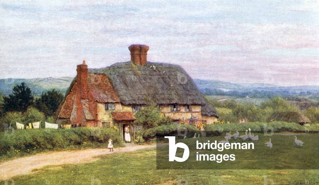 Image de Estampe représentant CHALET À IDE HILL 1900 par Helen Allingham