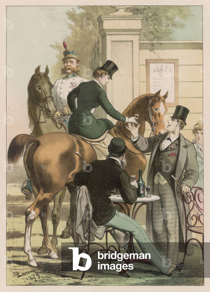 "BEVANDA TAZZA STAFFA 1879" 1879 di Eusebio Planas