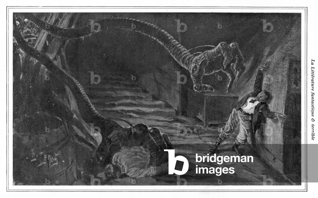 Image of Print depicting BOOKS/WELLS 1905 by Henri Lanos