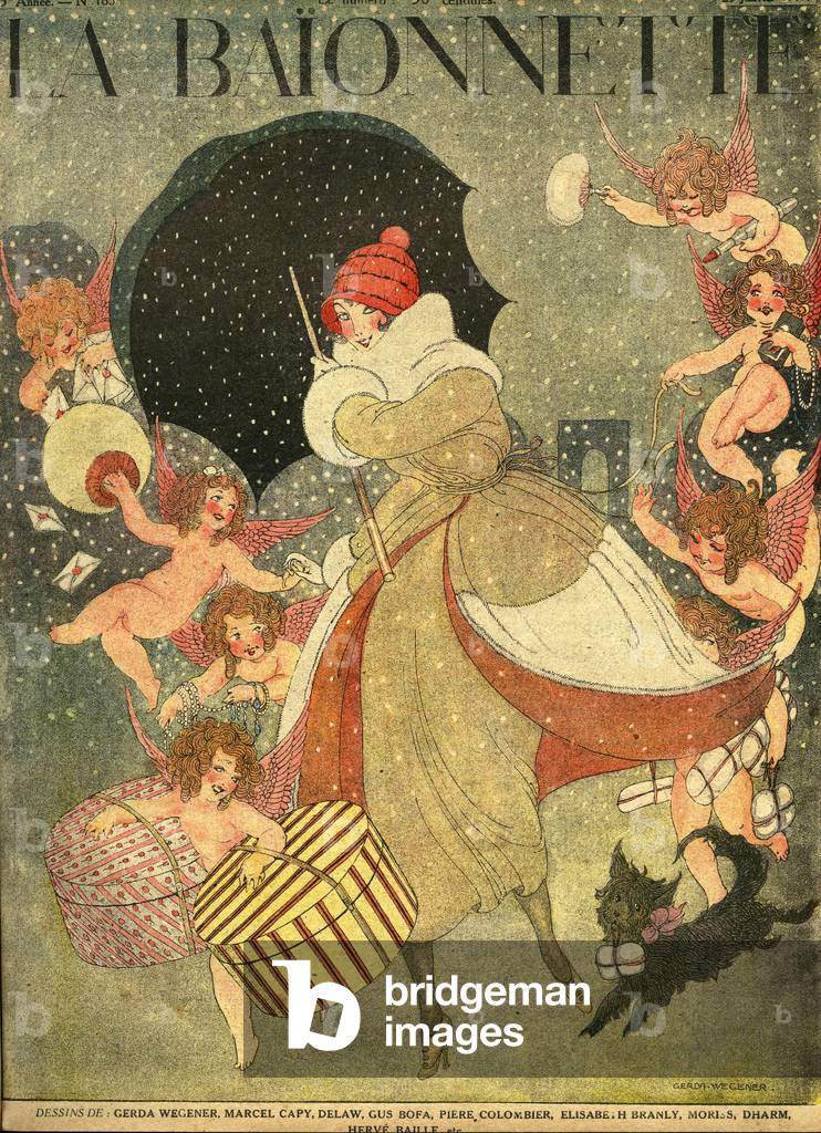 Image de Estampe représentant Façade 1919 par Gerda Marie Frederike Wegener