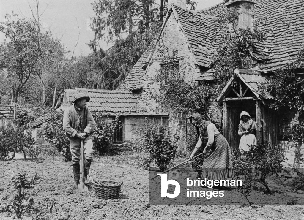 Scavare un orto, 1890