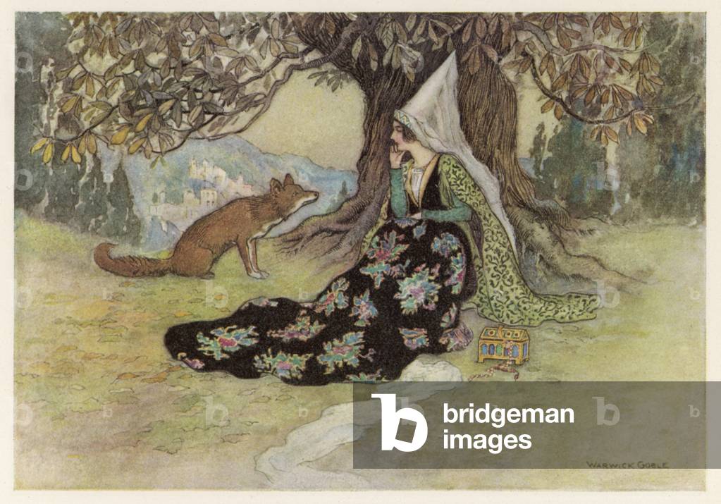 Image de Estampe représentant Basile - Grannonia - Renard 1911 par Warwick Goble