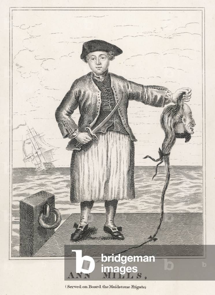 Ann Mills (engraving) by Robert Graves