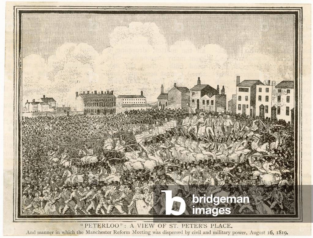 Image of Engraving depicting PETERLOO 1819 1801