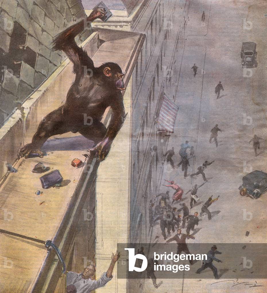 Image de Estampe représentant SINGE QUI S'ÉCHAPPE/1932 1932
