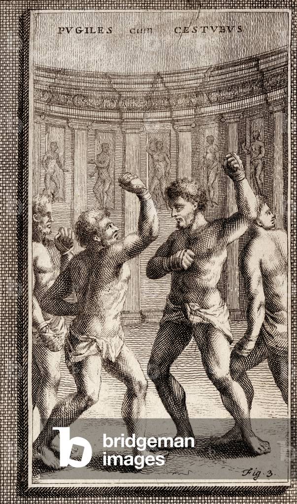 Immagine di Incisione "BOXE ROMANI" 1801