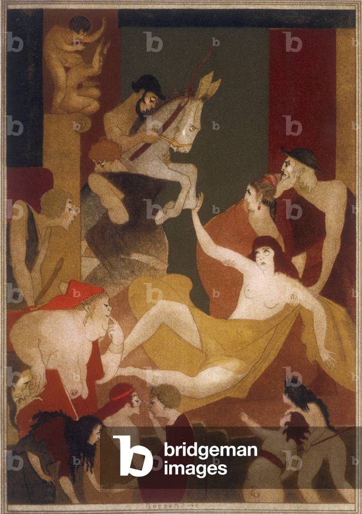 Image de Estampe représentant LIVRES/APULÉE 1900 par Jean de Bosschere