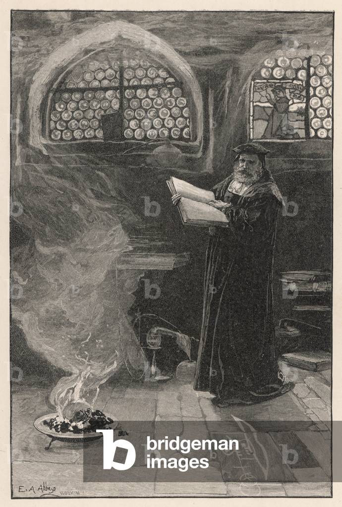 FAUST BEI DER ARBEIT