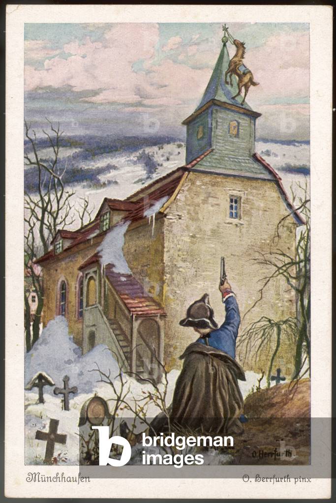 Immagine di Stampa "Barone di Munchausen" di Oskar Herrfurth
