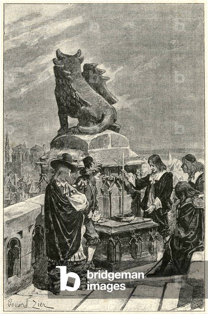 Image of Engraving depicting Science - Pascal 1648