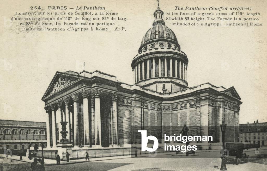 "Parigi - Le Pantheon" 1910 di Jacques Germain Soufflot