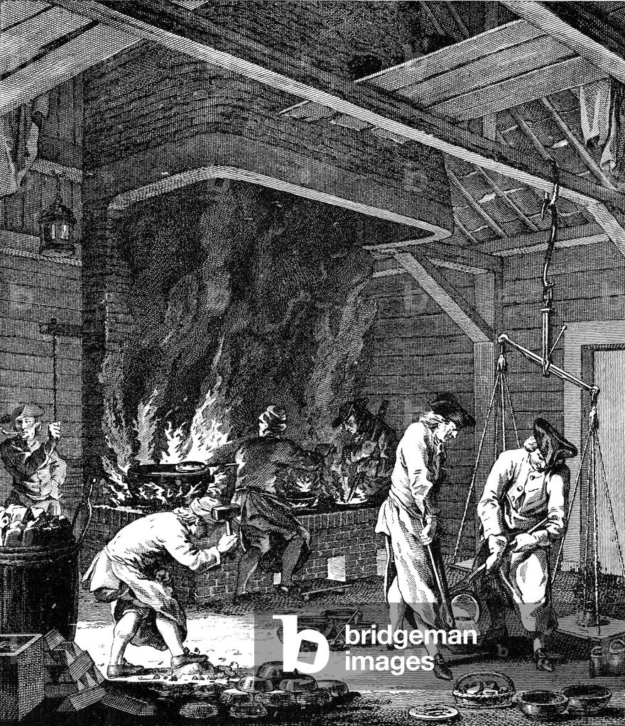 Immagine di Incisione "FONDERIA DI TIPO OLANDESE" 1801