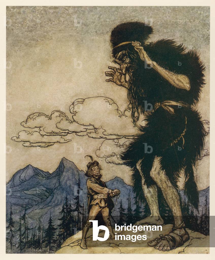 Bild von Druck "TAPFERER SCHNEIDER - 2" von Arthur Rackham