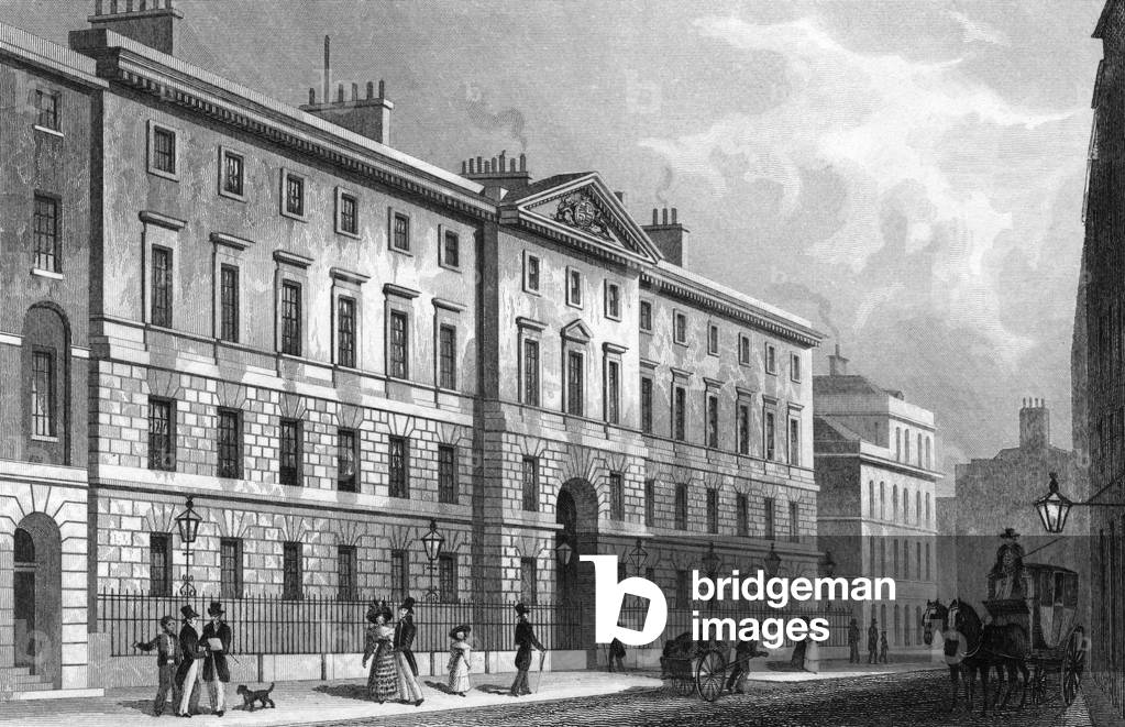 Image of Engraving depicting EXCISE OFFICE 1830