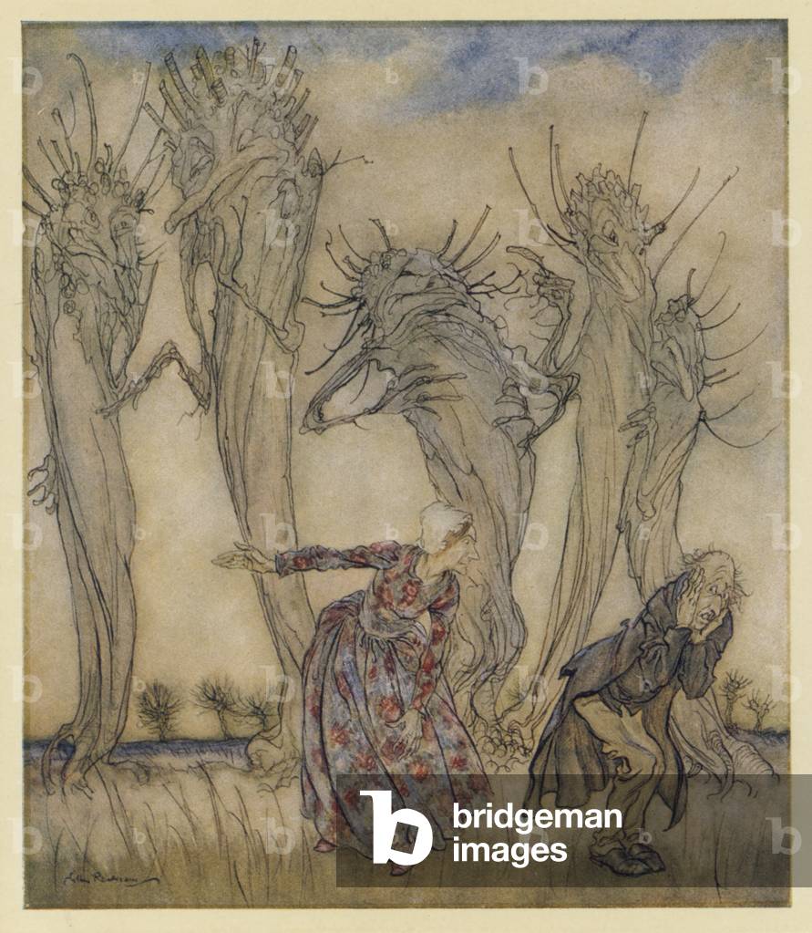 Bild von Druck "MR. & MRS. ESSIG - 2" 1918 von Arthur Rackham