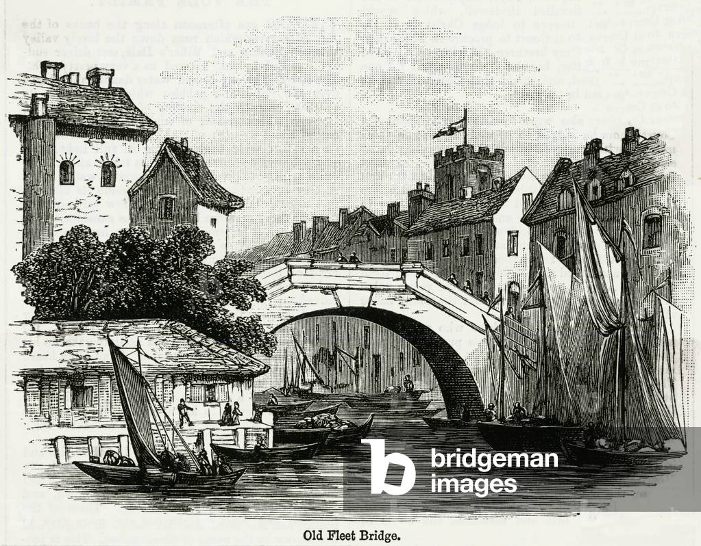 Image de Gravure représentant PONT DE LA FLOTTE 1701