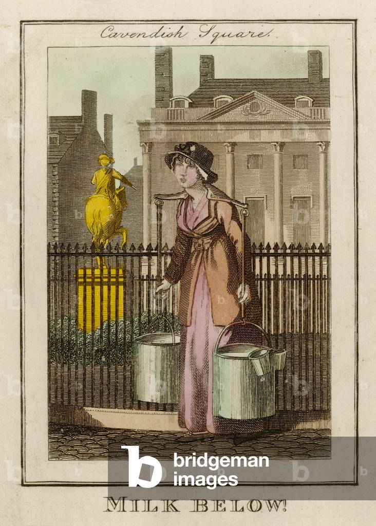 Immagine di Incisione "LATTE SOTTO" 1804 di English School
