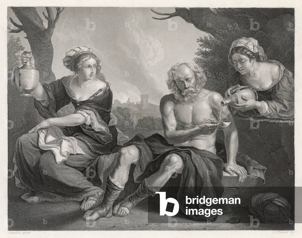 Bild von Gravur "SODOM UND GOMORRAH" von Daniel John. Pound