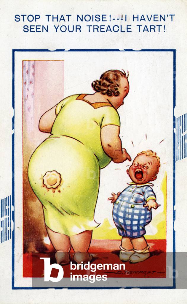 Bamforth Comic-Postkarte