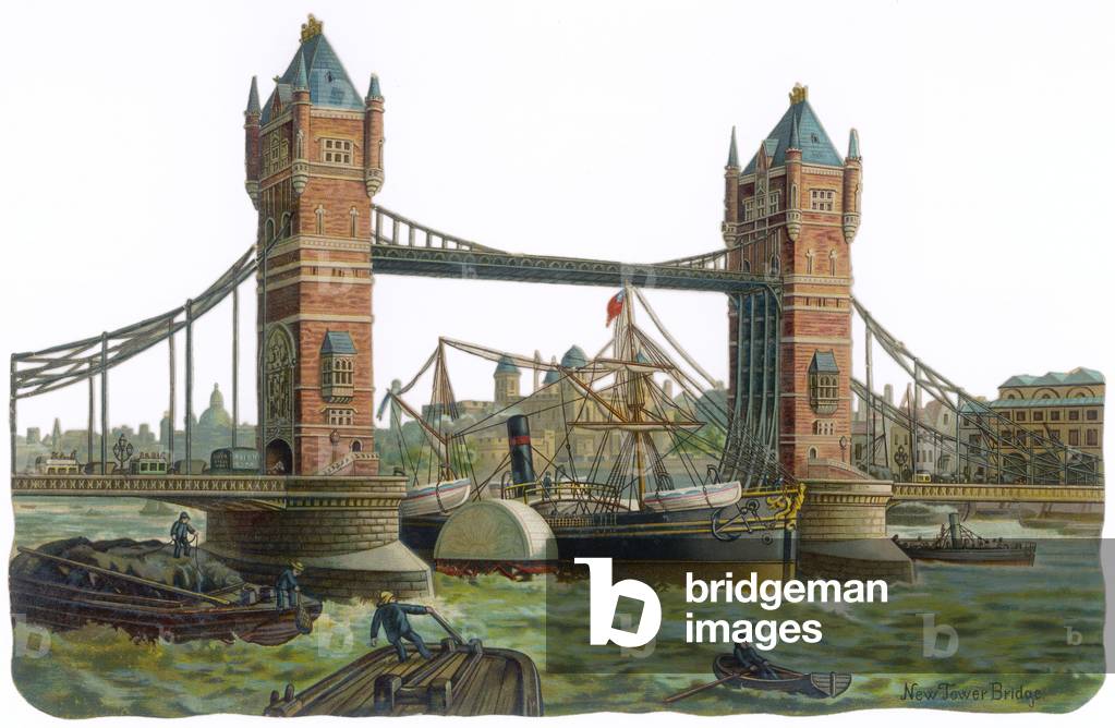 Bild von Druck "Tower-Brücke" 1894