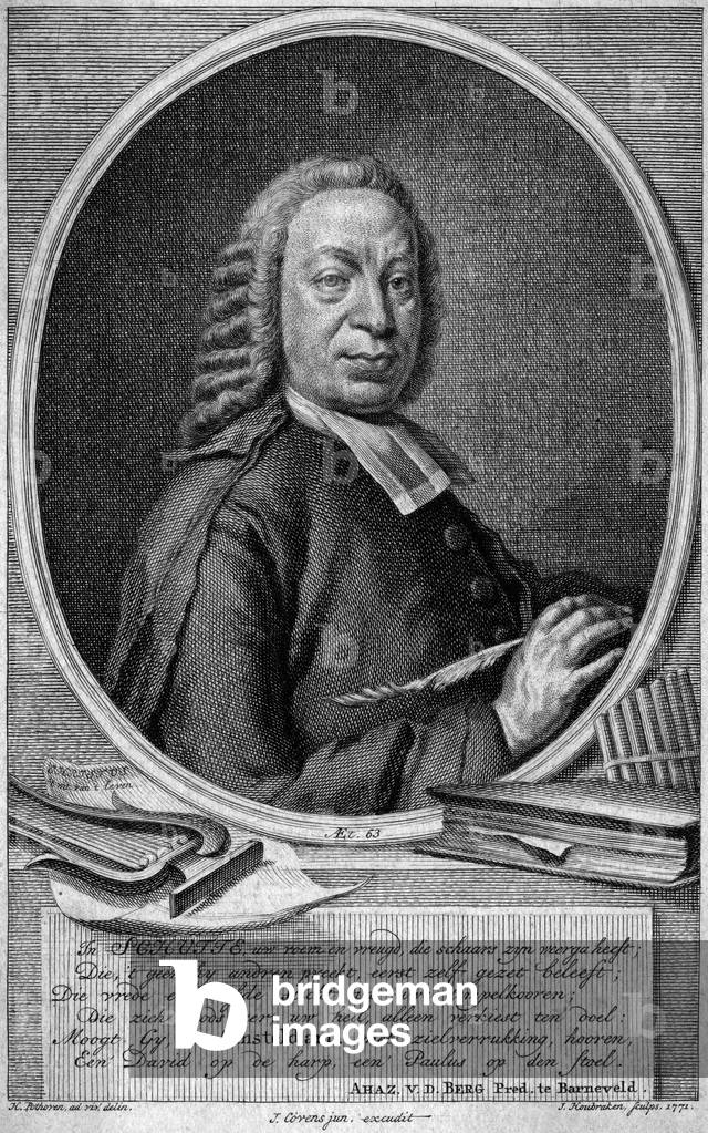 Bild von Gravur "SCHUTTE" von Jacobus Houbraken