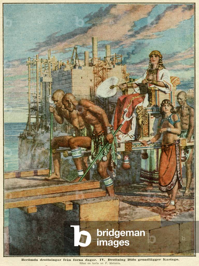 Bild von Druck "DIDO INSPIZIERT" 1927 von Fortunino Matania