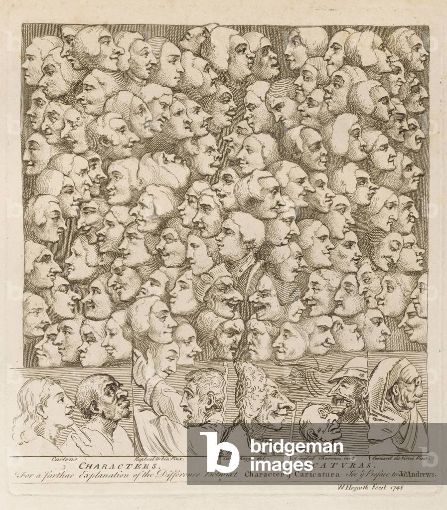 Hogarth Faces 1807