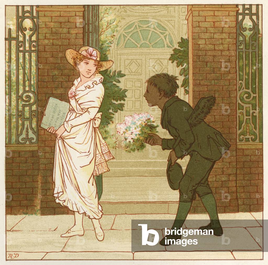 Bild von Druck "Mögen Königin und Sweep" 1887 von Robert Dudley