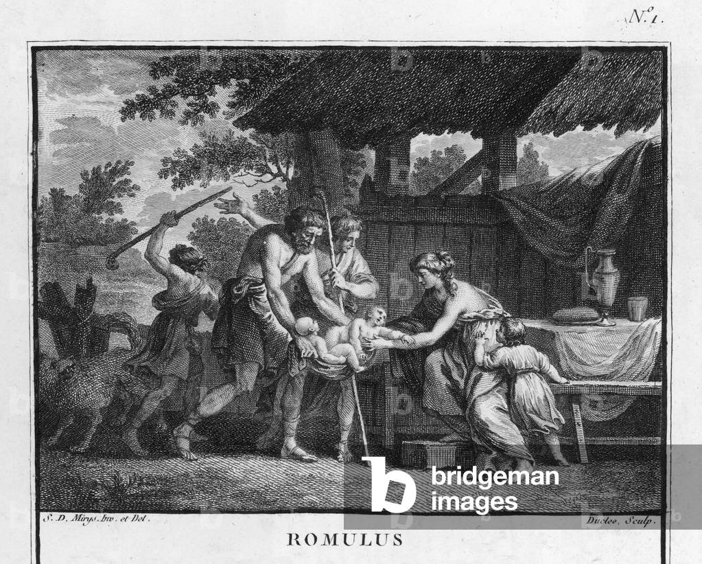 Romulus und Remus gefunden