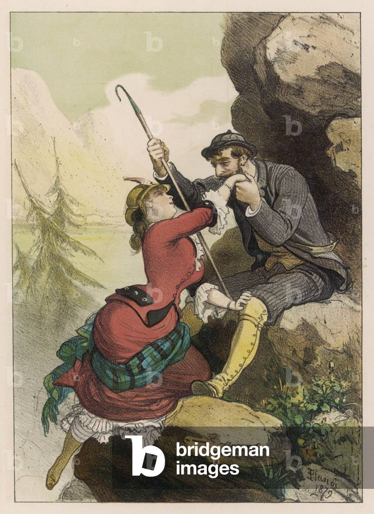 Les grimpeurs s'arrêtent pour l'amour