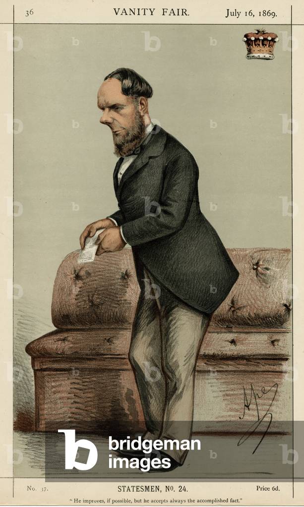 Image de Estampe représentant John Wodehouse 1869 par Carlo Pellegrini
