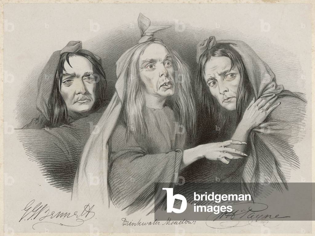 Immagine di Incisione "TRE STREGHE - MACBETH" 1838
