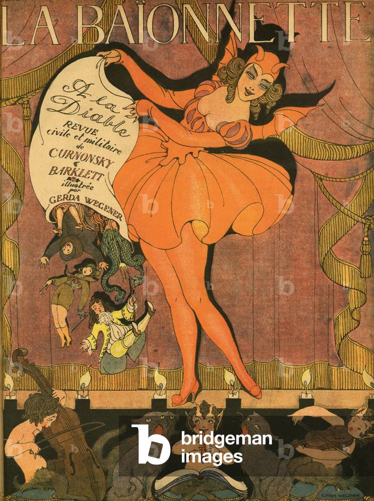 Image de Estampe représentant Couverture 1918 par Gerda Marie Frederike Wegener