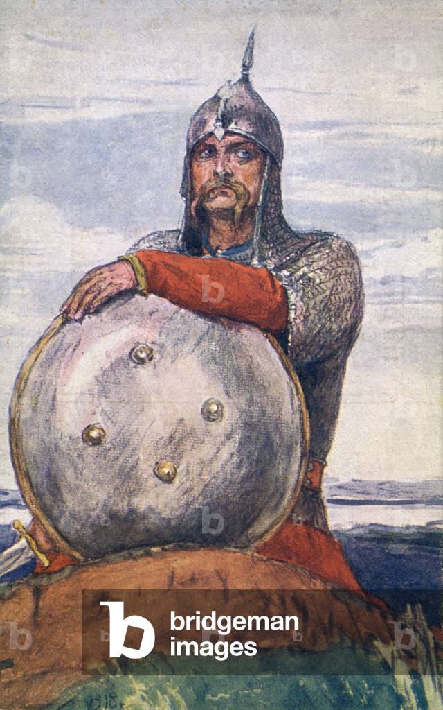 The Knight by Viktor Mikhailovich Vasnetsov