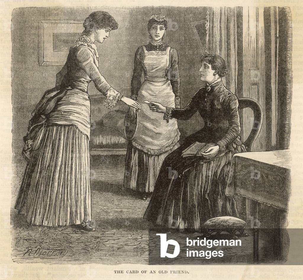 Bild von Gravur "Zoll — Etikette" 1886