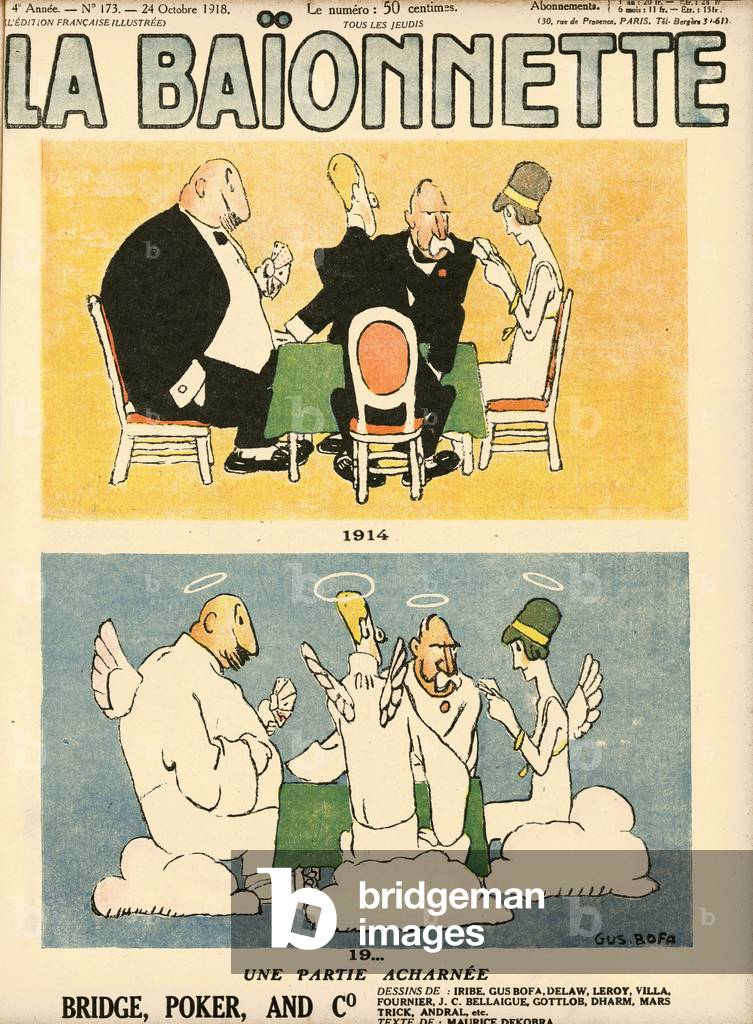 Titelseite, La Baionnette, WW1