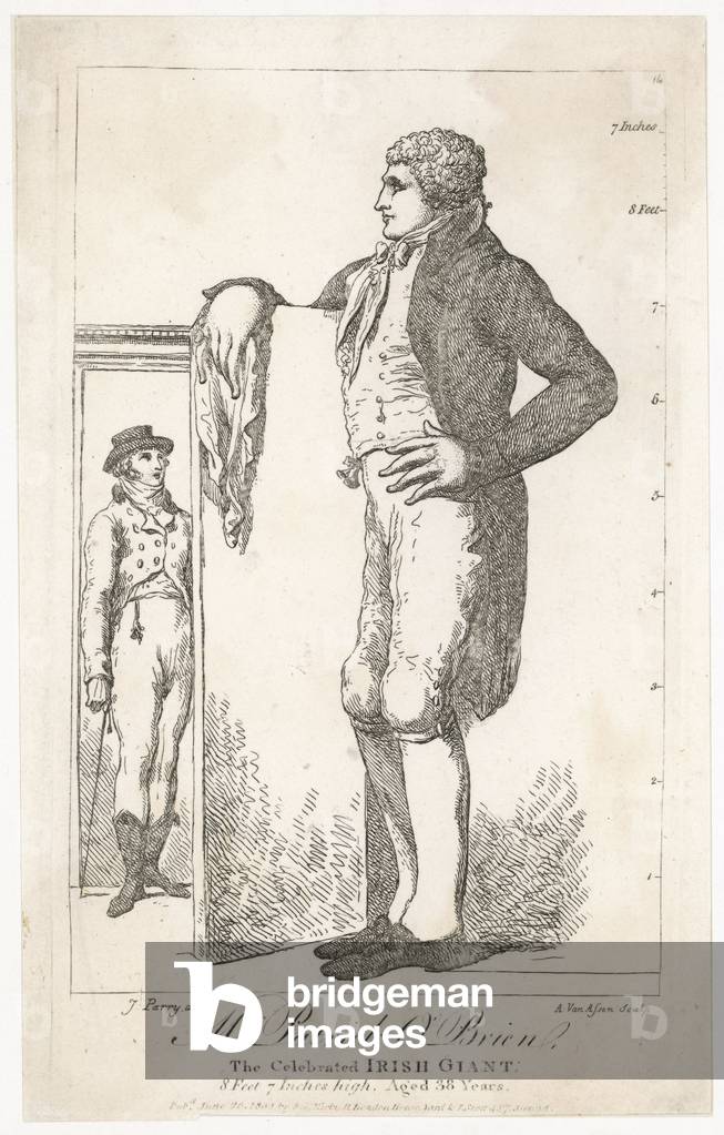 Image of Engraving depicting PATRICK COTTER O'BRIEN 1801