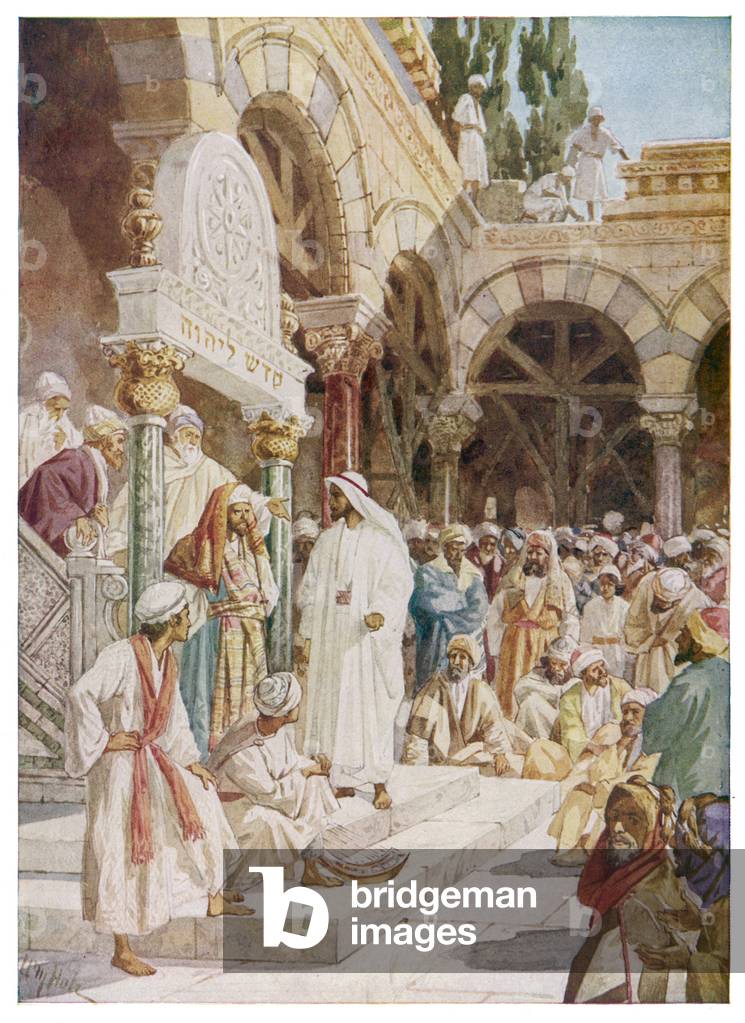 Image of Print depicting PRIESTS AND SCRIBES 1890 by William Brassey Hole