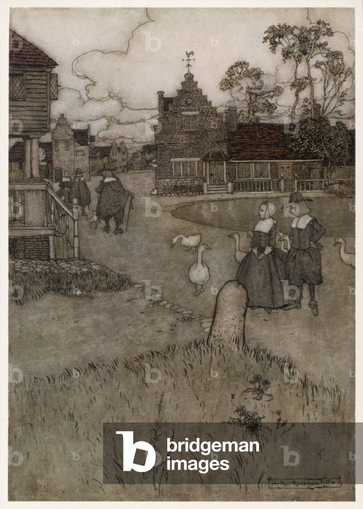 Image of Print depicting IRVING/RIP VAN WINKLE 1905 by Arthur Rackham