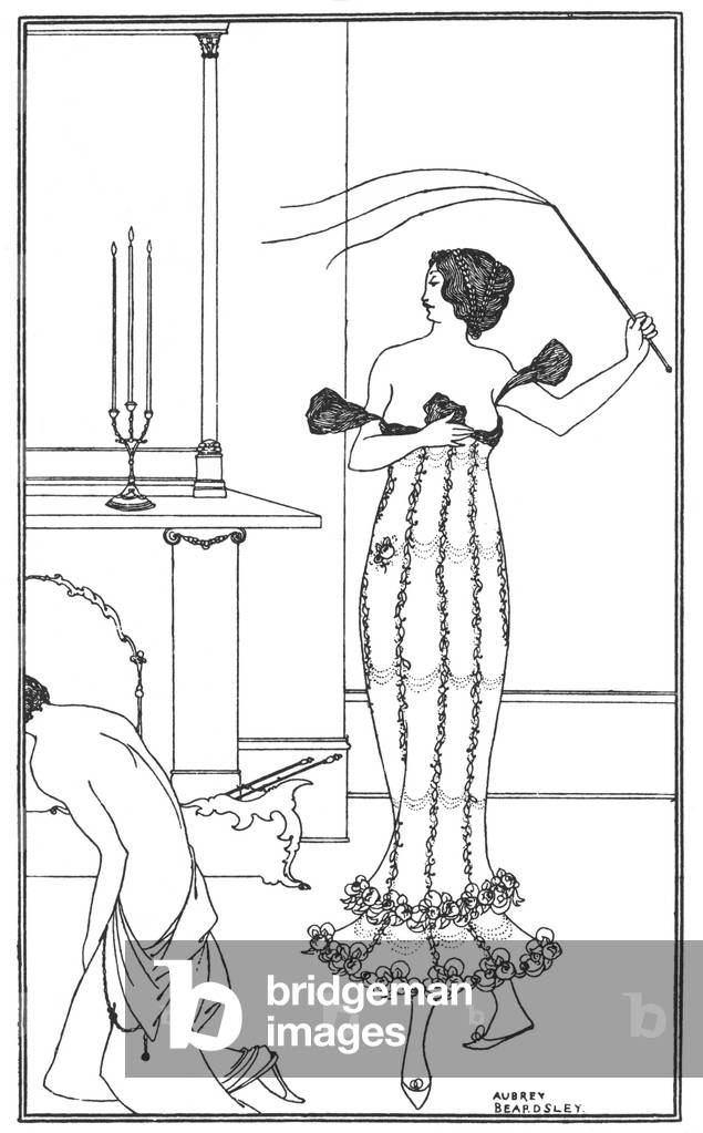 Immagine di Stampa "FLAGELLAZIONE 1895 (illustrazione)" 1895 di Aubrey Beardsley
