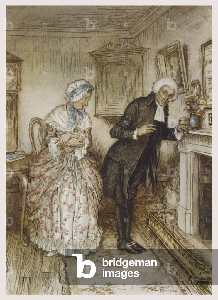 Immagine di Stampa "VICARIO WAKEFIELD/RACKHAM" 1929 di Arthur Rackham