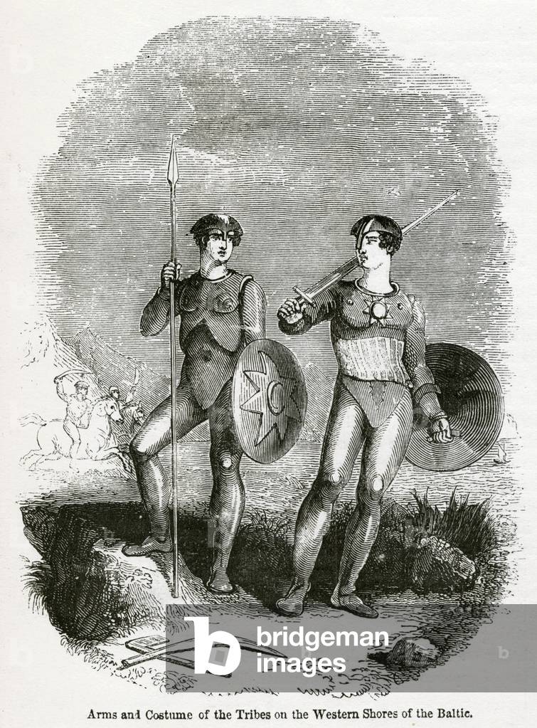 Bild von Gravur "Baltischer Krieger" 1801