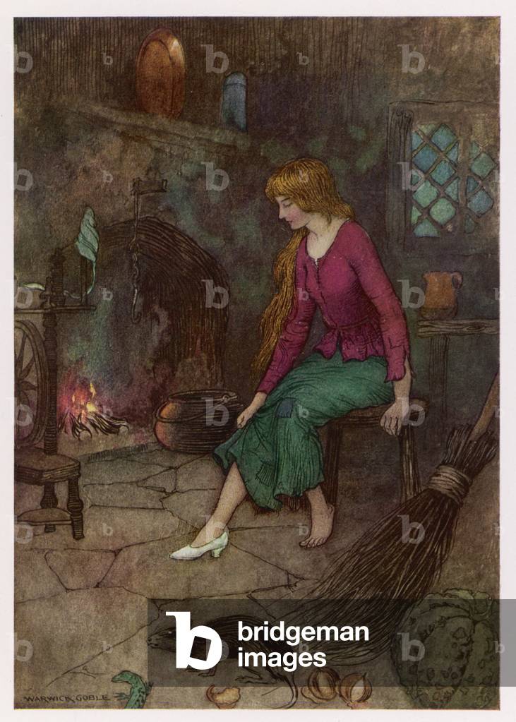 Image de Estampe représentant CENDRILLON DE WARWICK par Warwick Goble