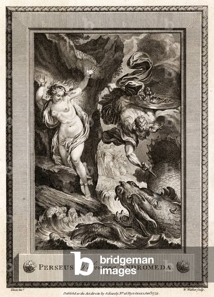 Image de Gravure représentant SAUVETAGE DE PERSÉE 1775