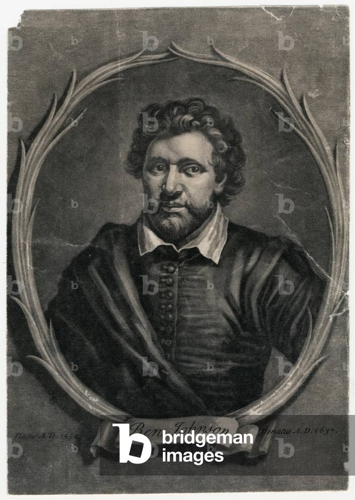 Bild von Gravur "BEN JONSON" 1801