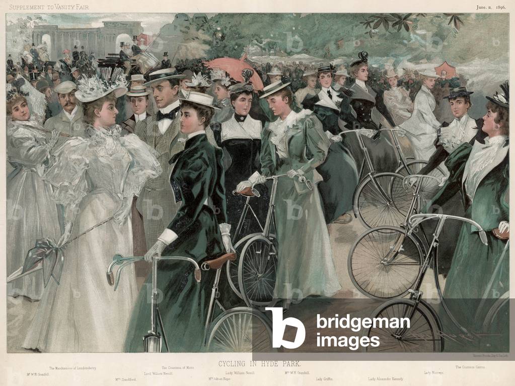 Image de Estampe représentant LONDRES/HYDE PARK 1896 par Hal Hurst