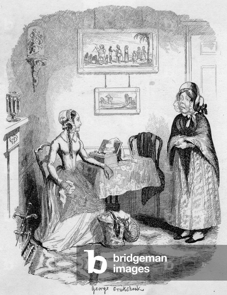 Image de Estampe représentant PAS IRLANDAIS 1849 par George Cruikshank