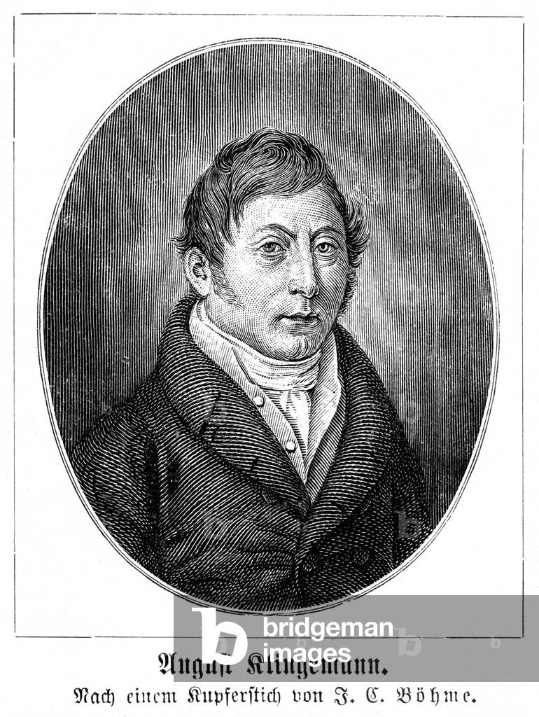"August Klingemann (incisione)" di J. C. Böhme