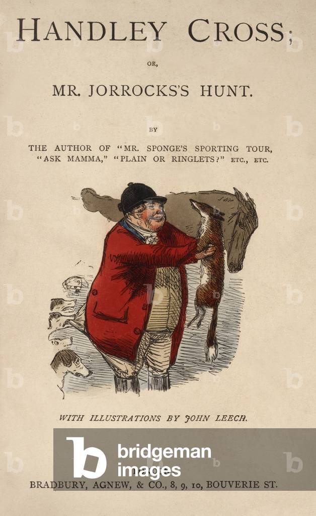 Image of Print depicting SURTEES/HANDLEY CROSS 1854 by John Leech
